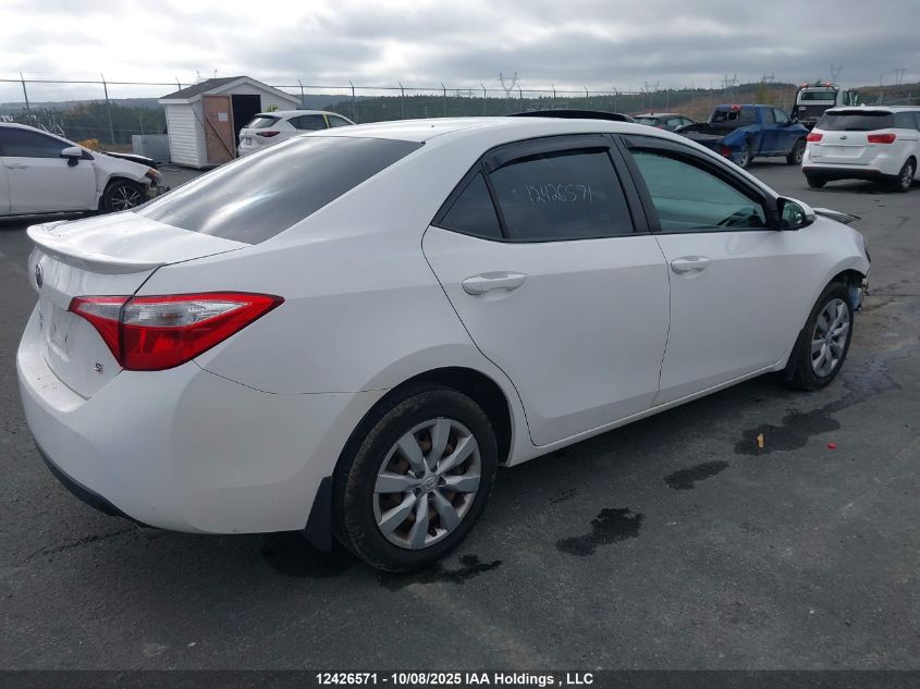 2015 Toyota Corolla S VIN: 2T1BURHE2FC352660 Lot: 12426571