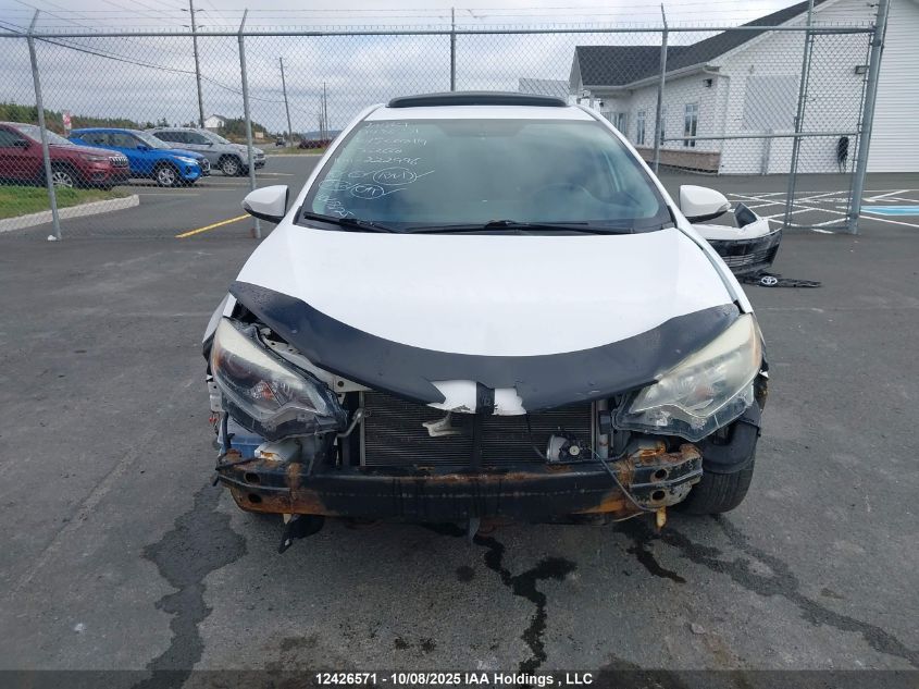 2015 Toyota Corolla S VIN: 2T1BURHE2FC352660 Lot: 12426571