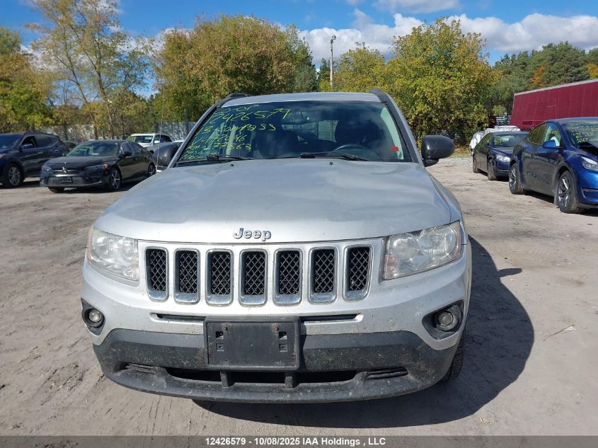 2013 Jeep Compass Sport/North VIN: 1C4NJDAB3DD172046 Lot: 12426579