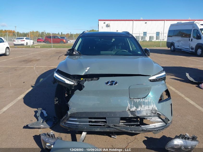 2022 Hyundai Kona Sel VIN: KM8K23AG3NU155217 Lot: 12426593