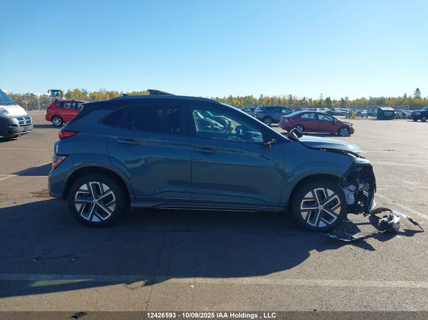 2022 Hyundai Kona Sel VIN: KM8K23AG3NU155217 Lot: 12426593