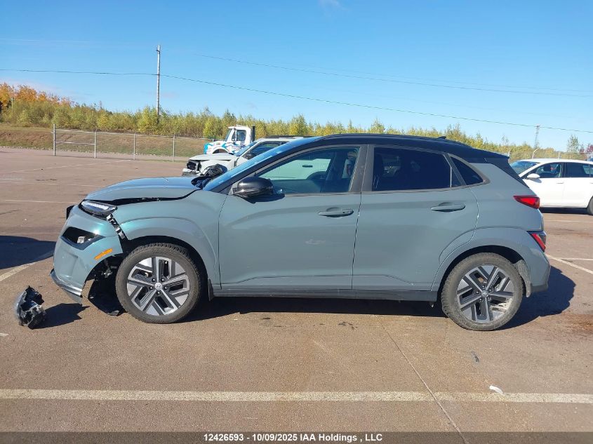 2022 Hyundai Kona Sel VIN: KM8K23AG3NU155217 Lot: 12426593