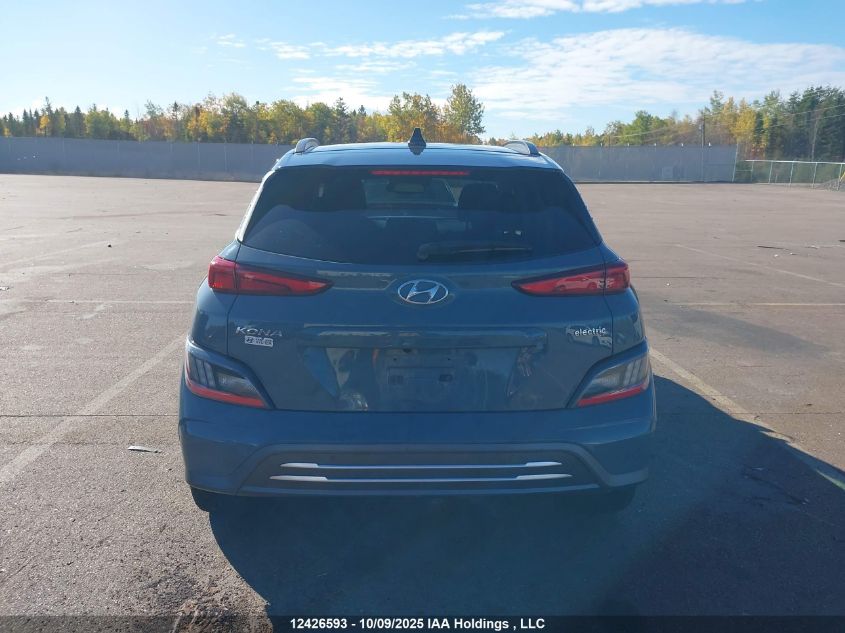2022 Hyundai Kona Sel VIN: KM8K23AG3NU155217 Lot: 12426593