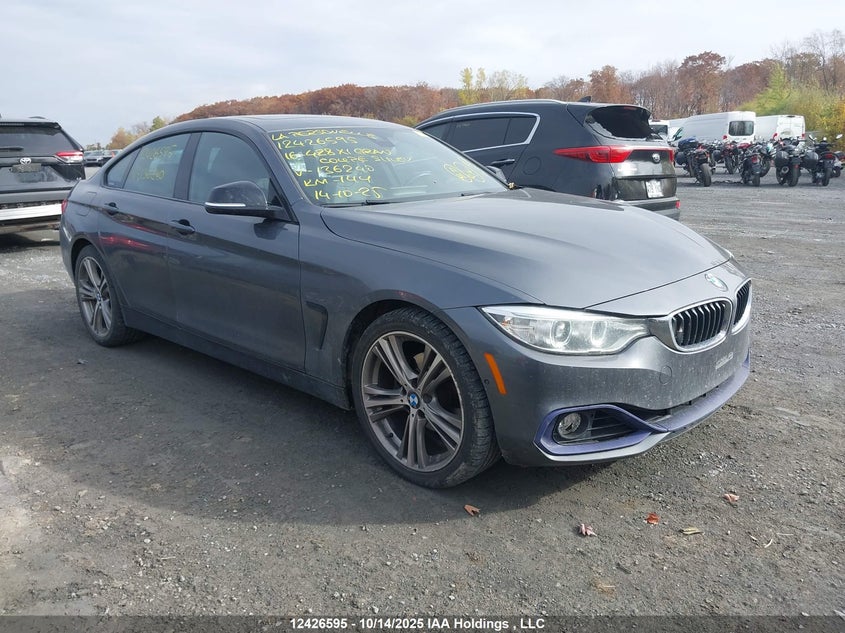 WBA4C9C53GG136240 2016 BMW 428 Xi Gran Coupe Sulev auction photo 1