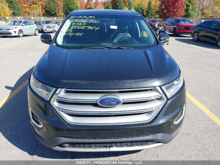 2015 Ford Edge Sel VIN: 2FMTK4J83FBB68964 Lot: 12426721