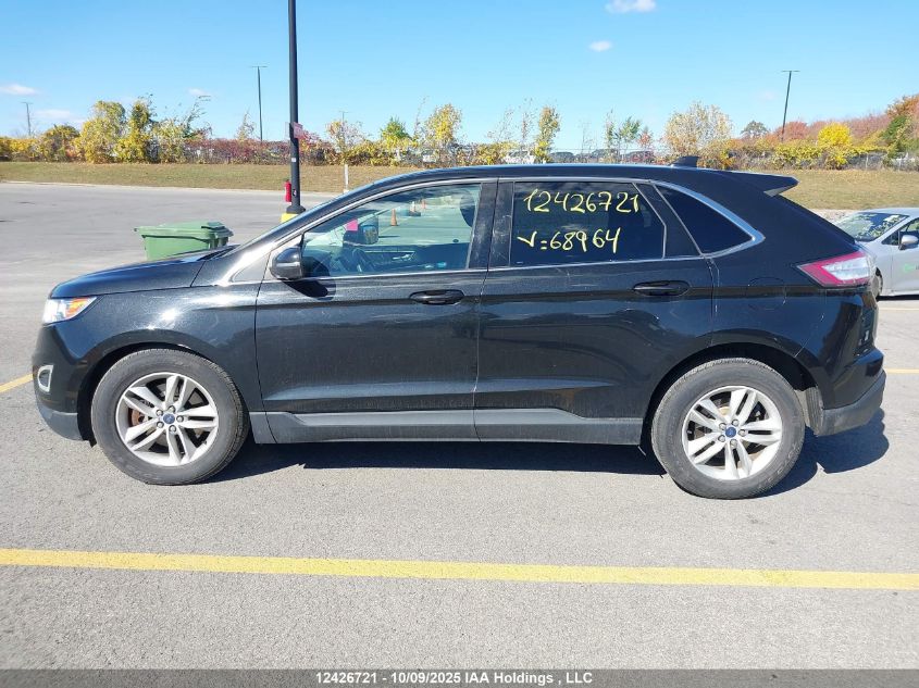 2015 Ford Edge Sel VIN: 2FMTK4J83FBB68964 Lot: 12426721