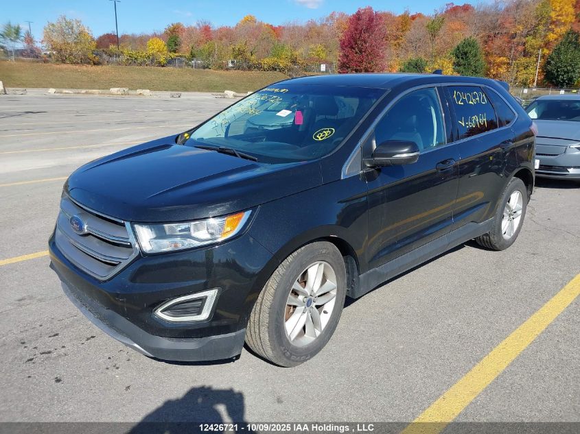 2015 Ford Edge Sel VIN: 2FMTK4J83FBB68964 Lot: 12426721