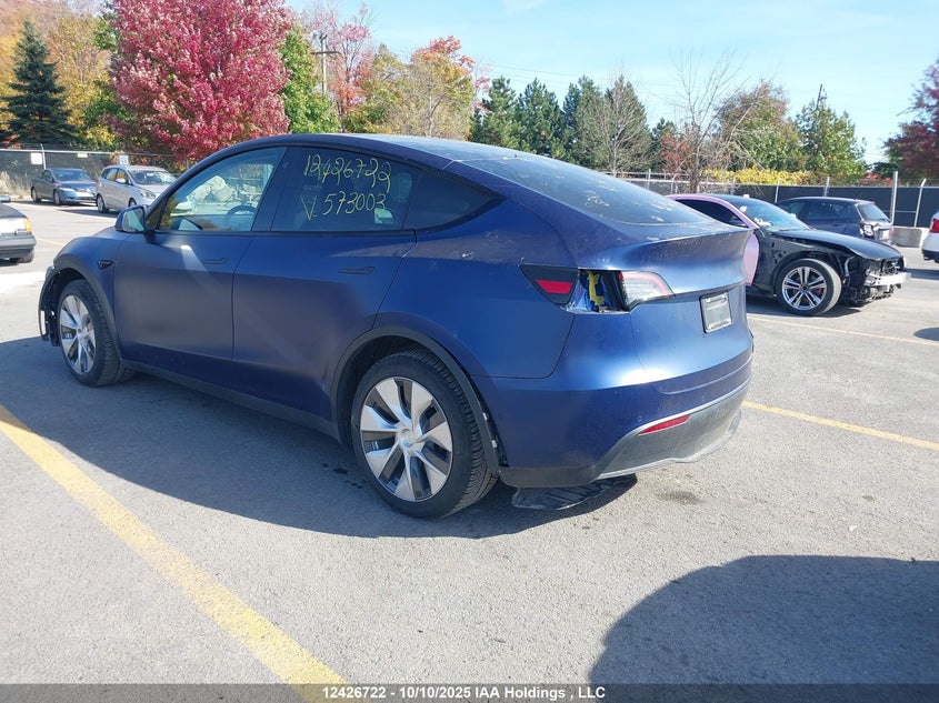 7SAYGDEE0NF573003 2022 TESLA MODEL Y photo no. 3