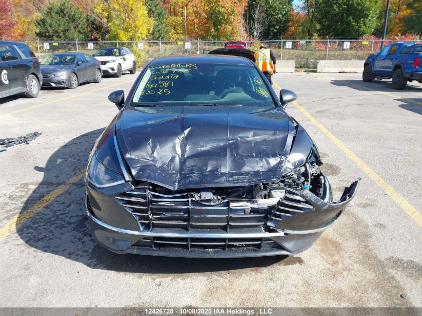 2022 Hyundai Sonata Preferred VIN: 5NPEG4JA4NH144581 Lot: 12426728