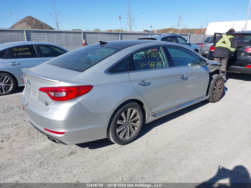 Vin: 5npe34af9hh587871, lot: 2808774, hyundai sonata 20174