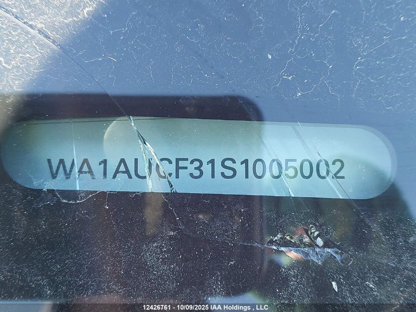 2025 Audi Q3 Premium 40 VIN: WA1AUCF31S1005002 Lot: 12426761