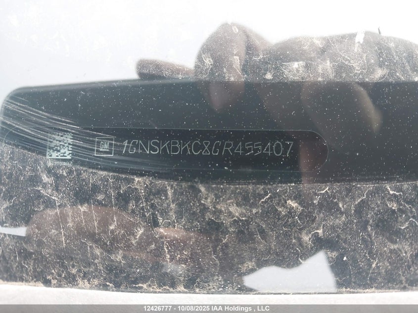 1GNSKBKC8GR455407 2016 CHEVROLET TAHOE photo no. 9