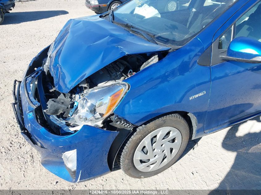 2016 Toyota Prius C VIN: JTDKDTB33G1124192 Lot: 12426816