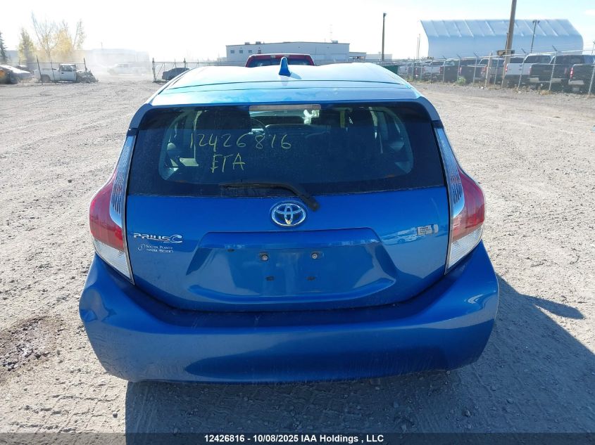 2016 Toyota Prius C VIN: JTDKDTB33G1124192 Lot: 12426816