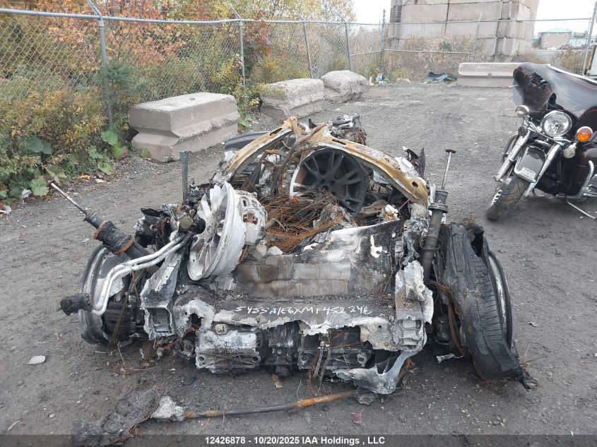 2021 Tesla Model S VIN: 5YJSA1E6XMF452246 Lot: 12426878