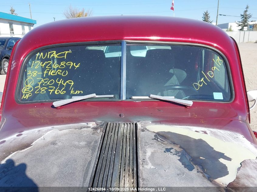 1938 Pontiac Coupe VIN: 8262780449 Lot: 12426894