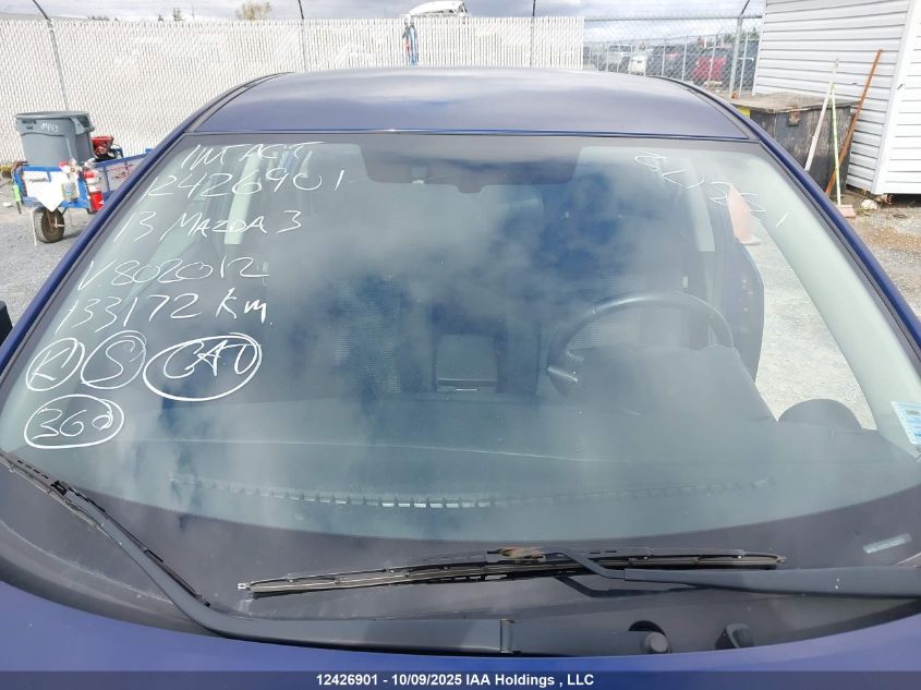 2013 Mazda Mazda3 Gs-Sky VIN: JM1BL1V70D1802012 Lot: 12426901