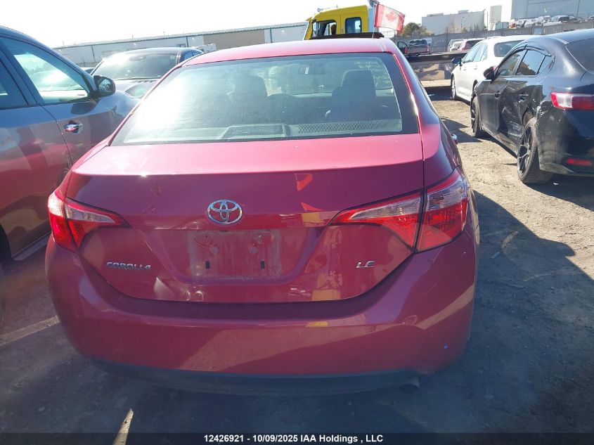 2018 Toyota Corolla Le VIN: 2T1BURHEXJC107808 Lot: 12426921