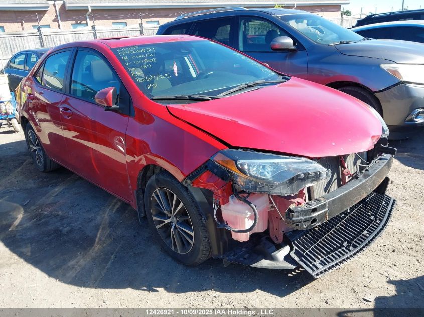 2018 Toyota Corolla Le VIN: 2T1BURHEXJC107808 Lot: 12426921