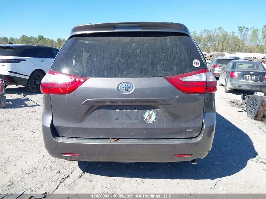 2015 Toyota Sienna VIN: 5TDKK3DC5FS670836 Lot: 12426993