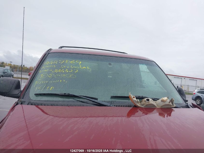 2005 Chevrolet Suburban 1500 Ls1/Lt/Off Road Suspension And Appearance Pkg. VIN: 3GNFK16T65G224427 Lot: 12427069