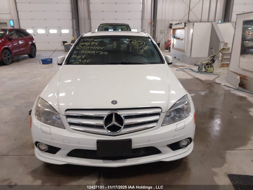 2010 Mercedes-Benz C 300 4Matic VIN: WDDGF8BB0AF504644 Lot: 12427131