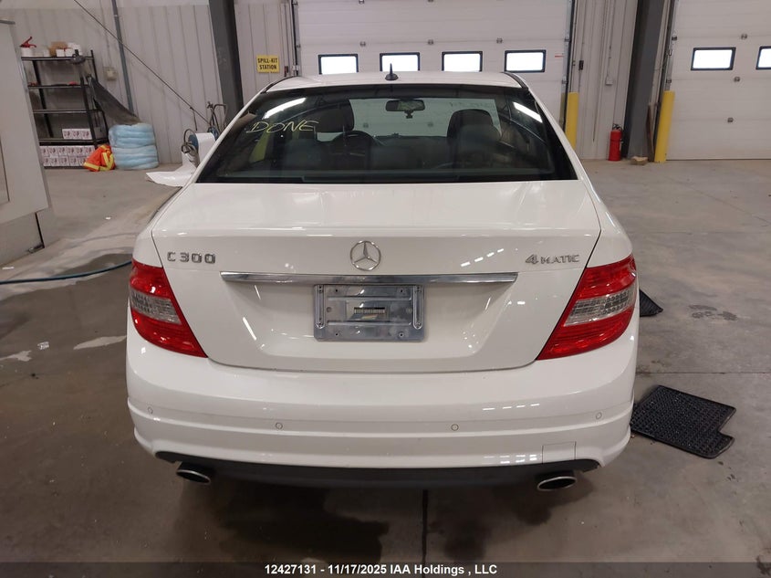 2010 Mercedes-Benz C 300 4Matic VIN: WDDGF8BB0AF504644 Lot: 12427131