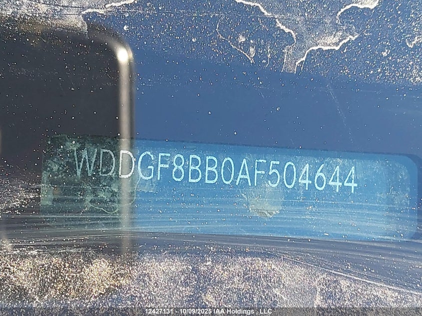 2010 Mercedes-Benz C 300 4Matic VIN: WDDGF8BB0AF504644 Lot: 12427131