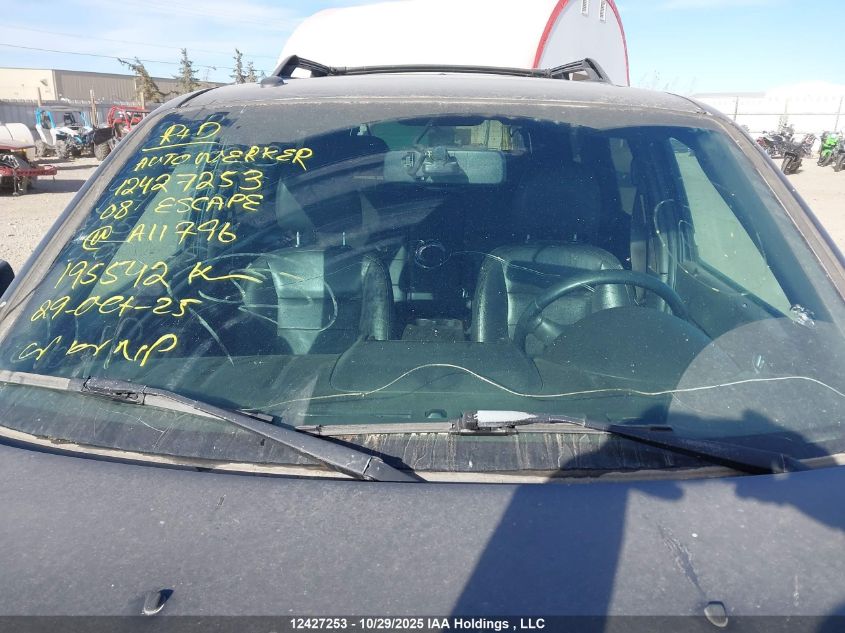 2008 Ford Escape Limited VIN: 1FMCU94148KA11796 Lot: 12427253