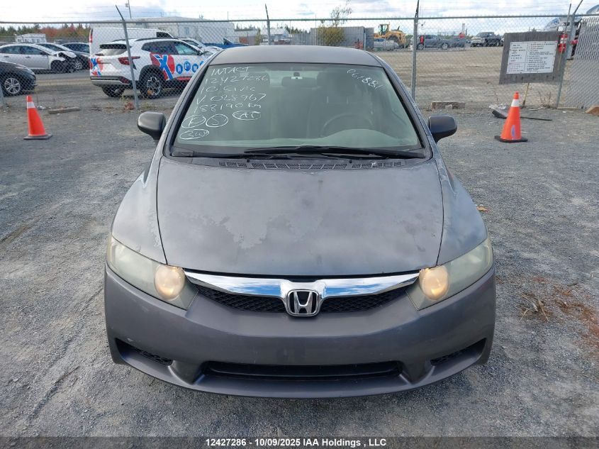 2010 Honda Civic Dx-G VIN: 2HGFA1F40AH028967 Lot: 12427286