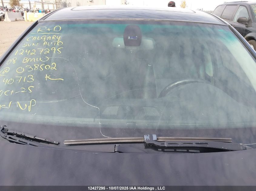 2008 BMW 328Xi VIN: WBAVC93568K038502 Lot: 12427295