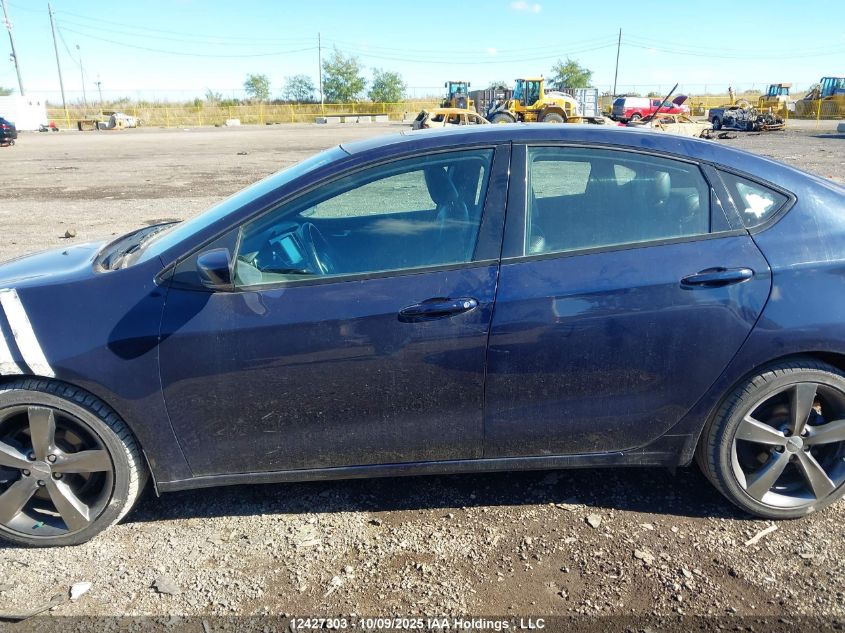 2014 Dodge Dart Gt VIN: 1C3CDFEB5ED830721 Lot: 12427303