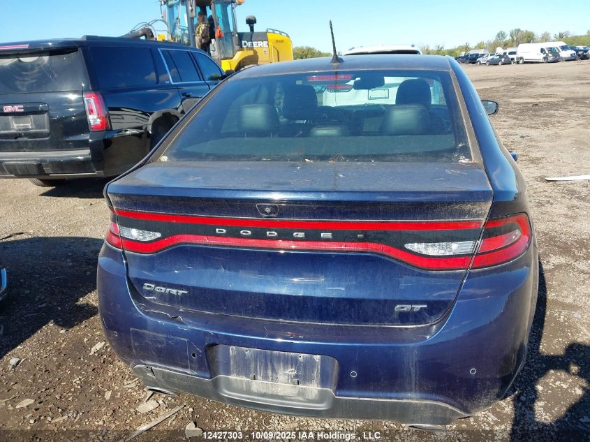 2014 Dodge Dart Gt VIN: 1C3CDFEB5ED830721 Lot: 12427303