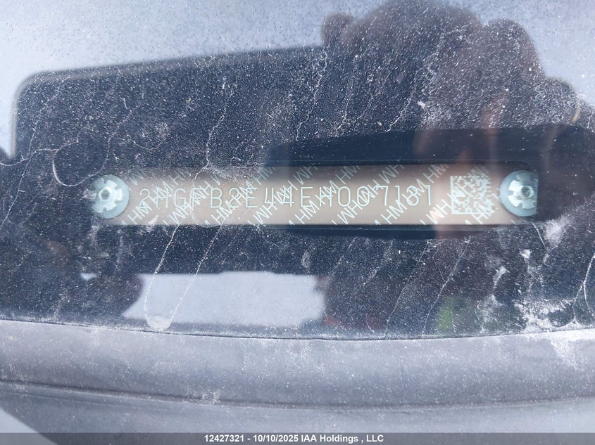 2014 Honda Civic Lx VIN: 2HGFB2E44EH007131 Lot: 12427321