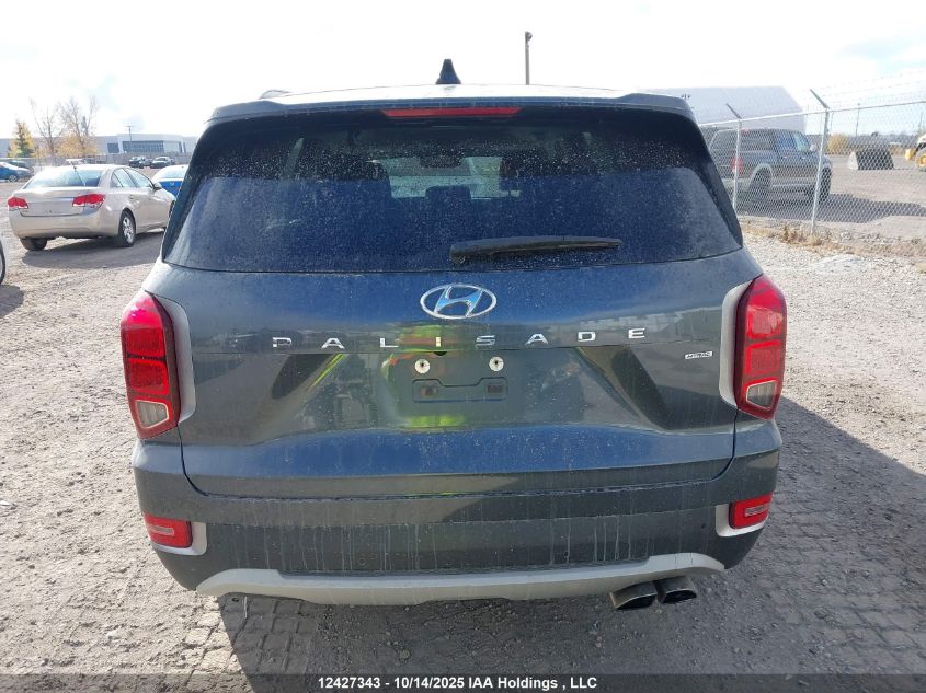 2020 Hyundai Palisade Luxury 8-Passenger Seating VIN: KM8R3DHE9LU165950 Lot: 12427343