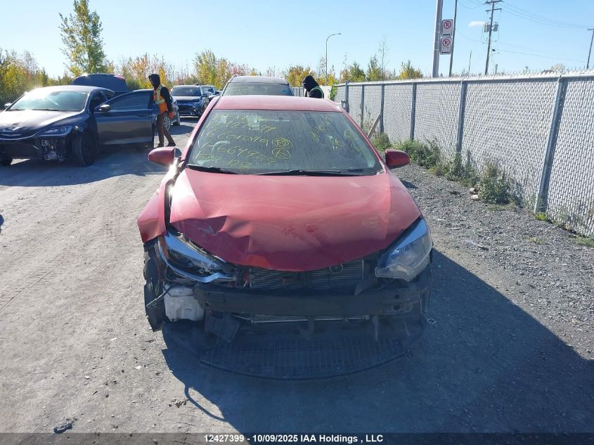 2016 Toyota Corolla Le VIN: 2T1BURHE9GC664959 Lot: 12427399
