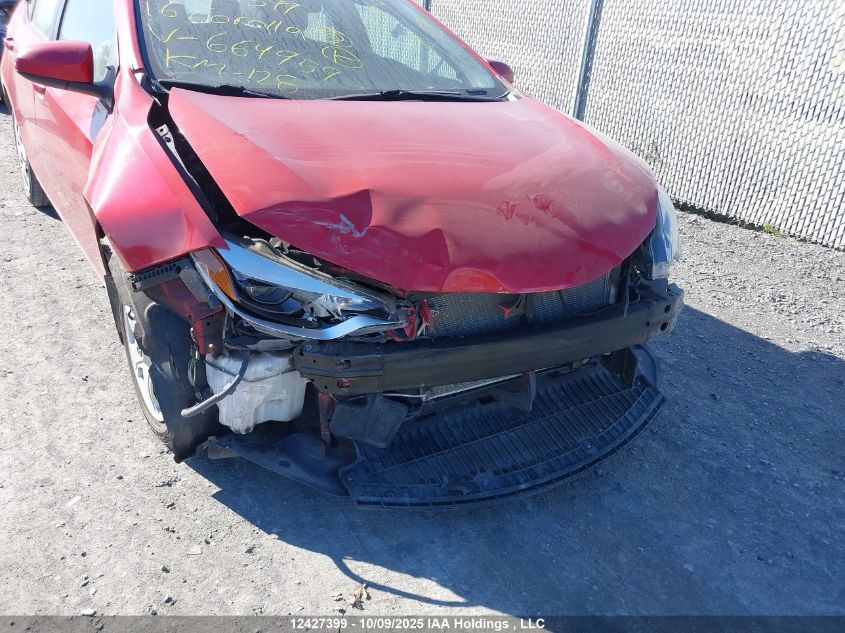 2016 Toyota Corolla Le VIN: 2T1BURHE9GC664959 Lot: 12427399