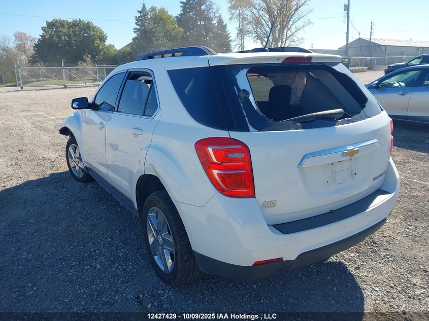 Vin: 2gnalcekxg1173165, lot: 2809504, chevrolet equinox lt 20163