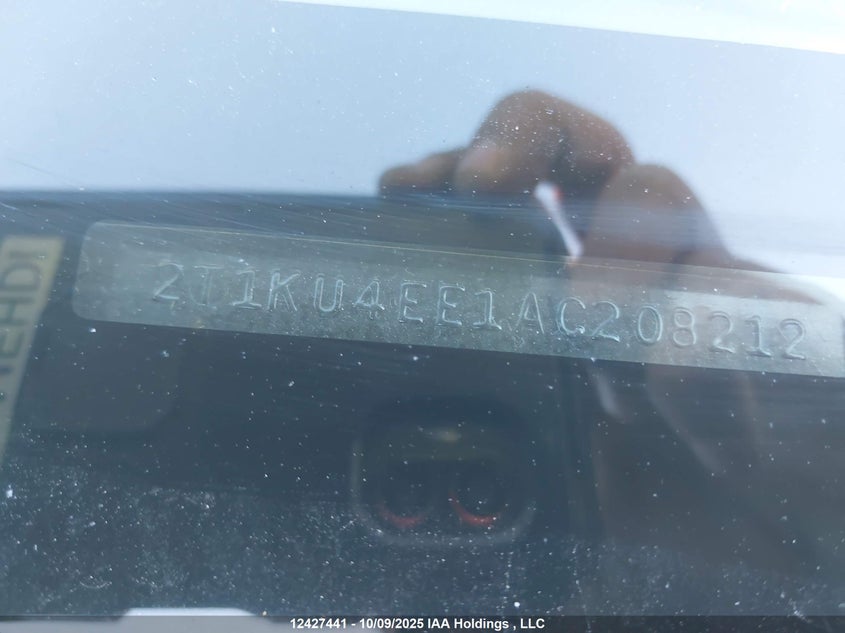 2010 Toyota Matrix VIN: 2T1KU4EE1AC208212 Lot: 12427441