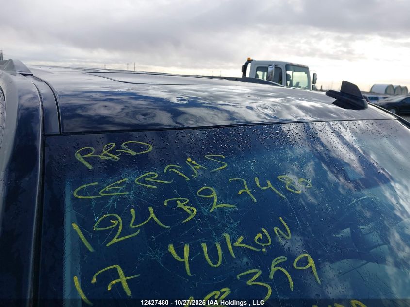 2017 GMC Yukon Xl K1500 Slt VIN: 1GKS2GKC3HR268359 Lot: 12427480