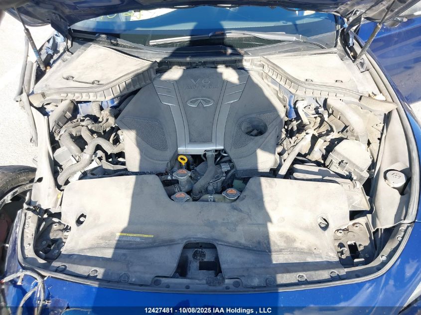 2017 Infiniti Q60 Red Sport 400 VIN: JN1FV7EL8HM701626 Lot: 12427481