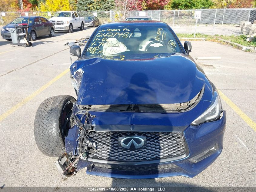 2017 Infiniti Q60 Red Sport 400 VIN: JN1FV7EL8HM701626 Lot: 12427481