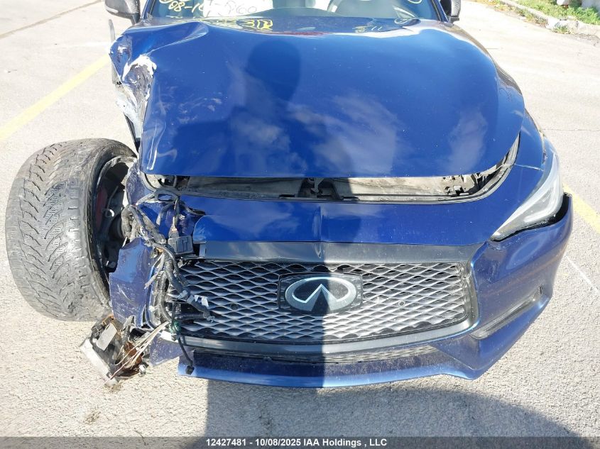 2017 Infiniti Q60 Red Sport 400 VIN: JN1FV7EL8HM701626 Lot: 12427481