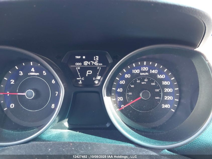 2013 Hyundai Elantra Gls/Limited VIN: 5NPDH4AE5DH331614 Lot: 12427482