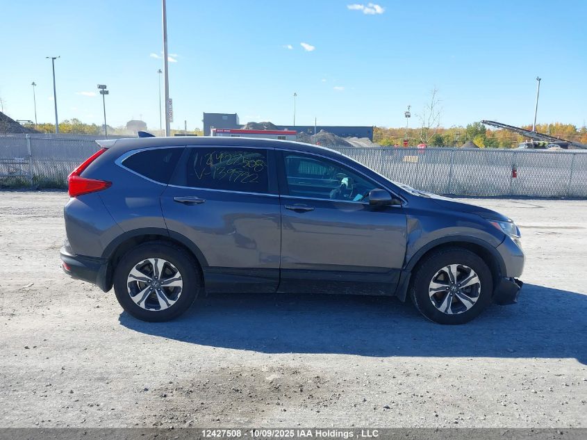 2017 Honda Cr-V Lx VIN: 2HKRW2H2XHH139722 Lot: 12427508