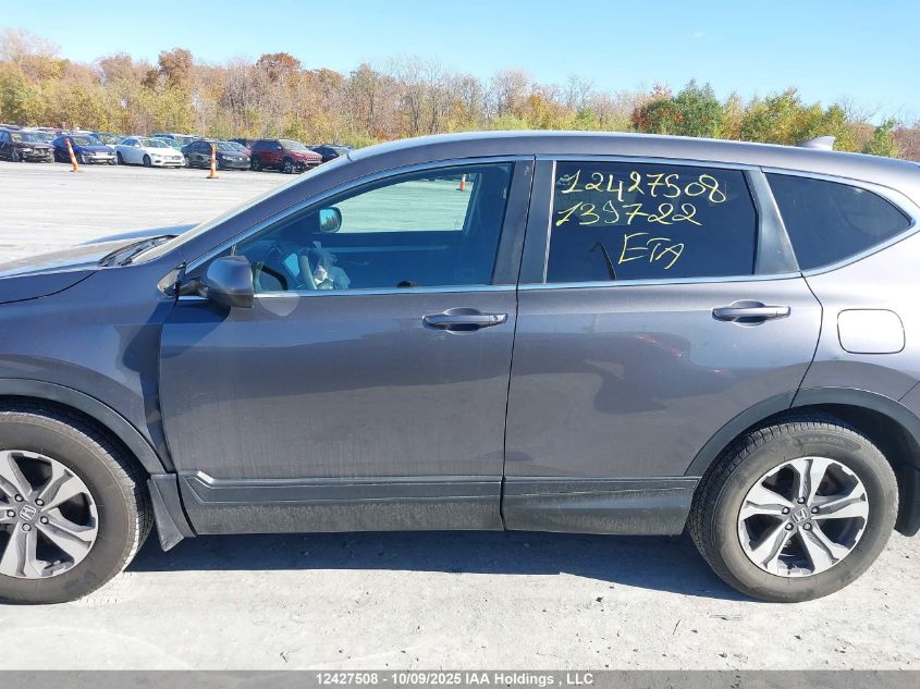 2017 Honda Cr-V Lx VIN: 2HKRW2H2XHH139722 Lot: 12427508