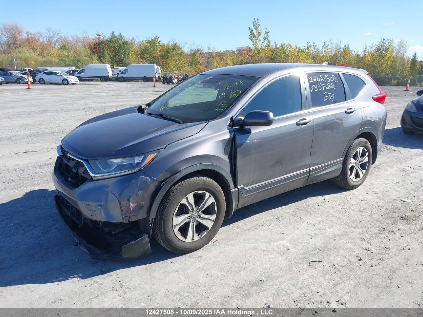 2017 Honda Cr-V Lx VIN: 2HKRW2H2XHH139722 Lot: 12427508