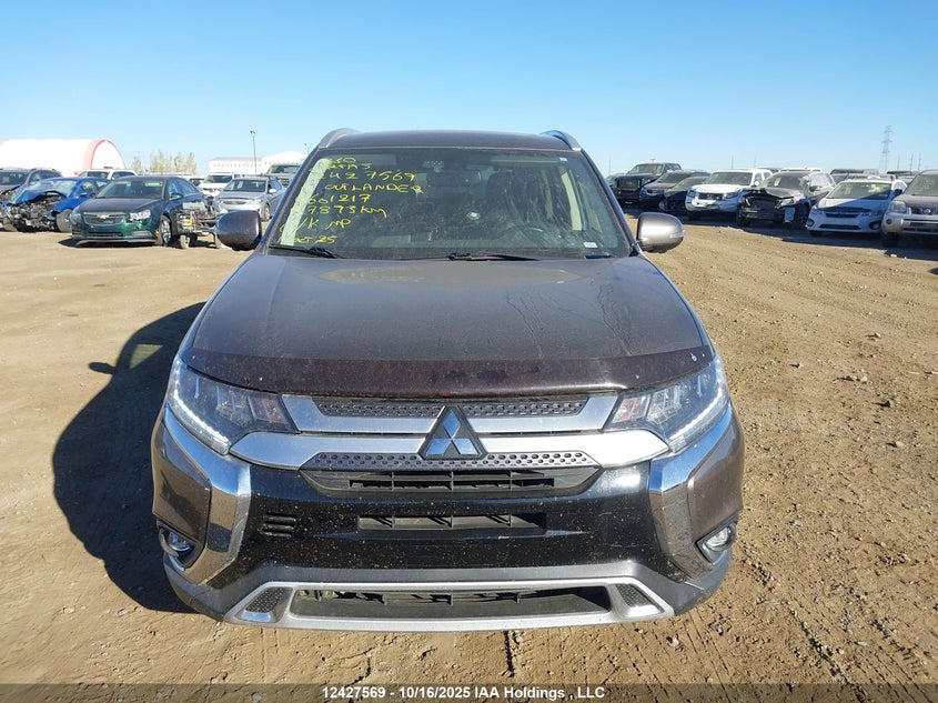 2019 Mitsubishi Outlander Gt VIN: JA4JZ4AX7KZ601217 Lot: 12427569