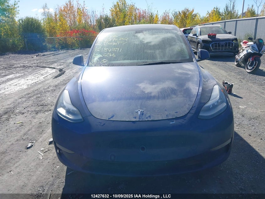 5YJYGDEE2MF184391 2021 TESLA MODEL Y photo no. 12