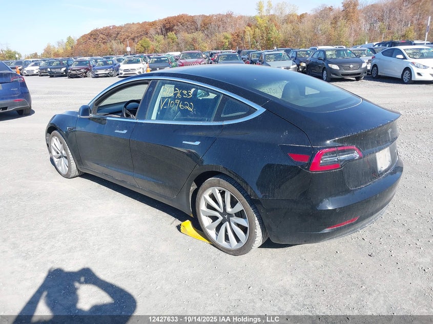 5YJ3E1EB5JF109622 2018 TESLA MODEL 3 photo no. 3